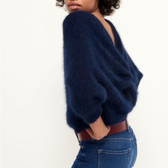 9. LAST ONE - ba&sh Barmy Jumper Sweater - Blue - Picture 5 of 5